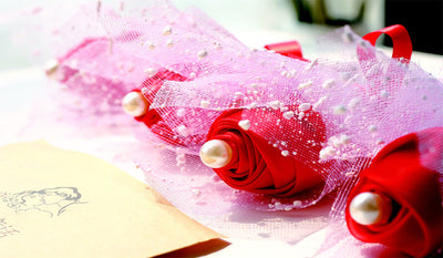 How to make ribbon roses